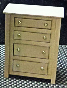 (image for) Dresser (4 drawer) 1" scale