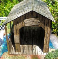 (image for) Old Covered Bridge Kit 1/4" Scale