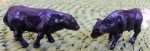 (image for) 1/4" Scale Calves - Black