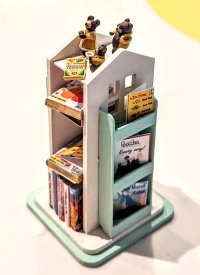 1" House Book/Magazine rack