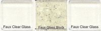 (image for) Faux Glass Clear & Obscured