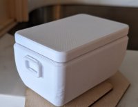 (image for) 1/4" Cooler -3D Printed w/Lid