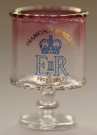 1" Scale Commemorative Trifle Bowl - Queens Diamond Jubilee - Click Image to Close